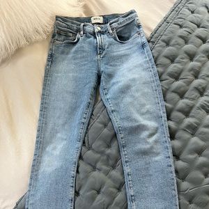 Agolde TONI mid-rise jeans size 24